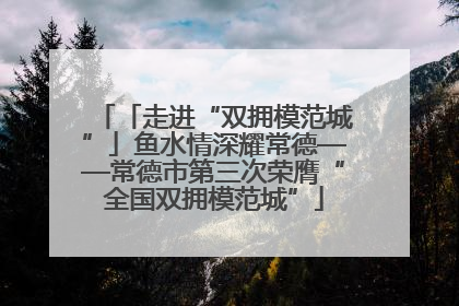 「走进“双拥模范城”」鱼水情深耀常德——常德市第三次荣膺“全国双拥模范城”