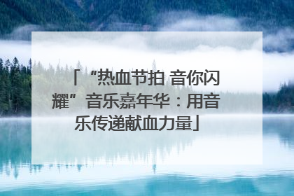 “热血节拍 音你闪耀”音乐嘉年华：用音乐传递献血力量