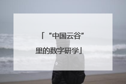 “中国云谷”里的数字研学