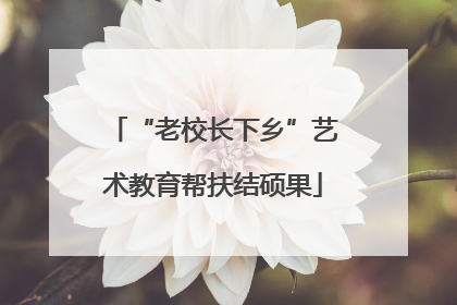 “老校长下乡”艺术教育帮扶结硕果