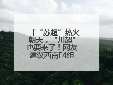“苏超”热火朝天，“川超”也要来了！网友建议西南F4组建西甲联赛！