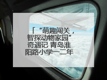 “萌趣闯关，智探动物家园”奇遇记 青岛淮阳路小学一二年级项目化乐考