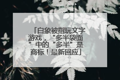 白象被指玩文字游戏，“多半袋面”中的“多半”是商标！最新回应