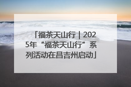 福茶天山行｜2025年“福茶天山行”系列活动在昌吉州启动