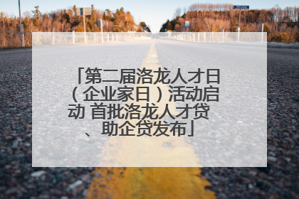第二届洛龙人才日（企业家日）活动启动 首批洛龙人才贷、助企贷发布
