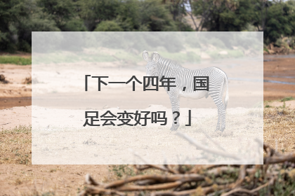下一个四年，国足会变好吗？