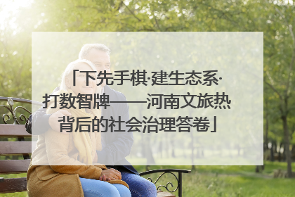 下先手棋·建生态系·打数智牌——河南文旅热背后的社会治理答卷