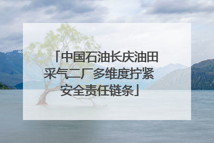 中国石油长庆油田采气二厂多维度拧紧安全责任链条