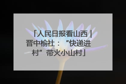 人民日报看山西｜晋中榆社：“快递进村”带火小山村