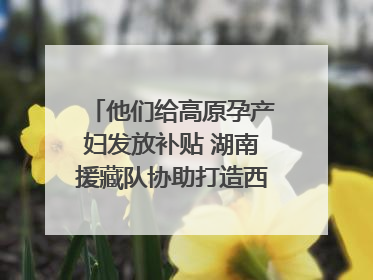 他们给高原孕产妇发放补贴 湖南援藏队协助打造西藏首家高原产儿协同中心