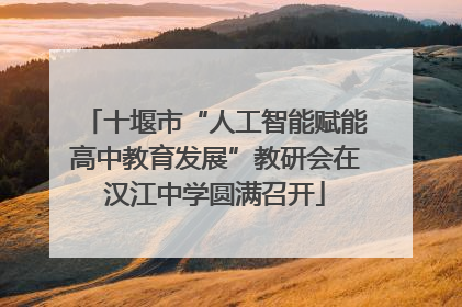 十堰市“人工智能赋能高中教育发展”教研会在汉江中学圆满召开