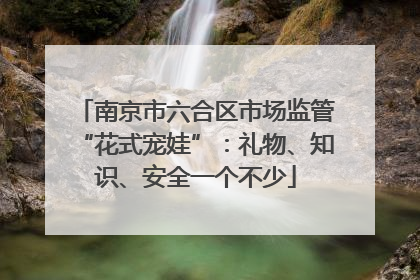 南京市六合区市场监管“花式宠娃”：礼物、知识、安全一个不少