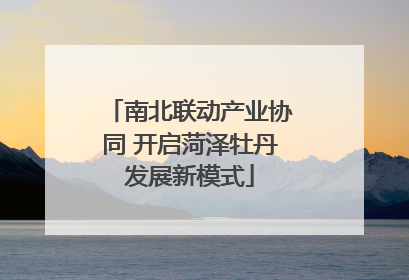 南北联动产业协同 开启菏泽牡丹发展新模式