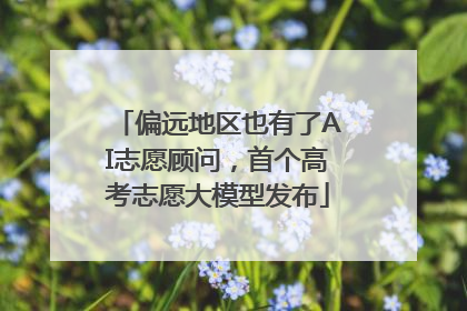 偏远地区也有了AI志愿顾问，首个高考志愿大模型发布