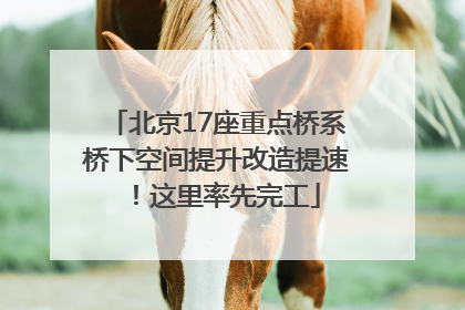 北京17座重点桥系桥下空间提升改造提速！这里率先完工