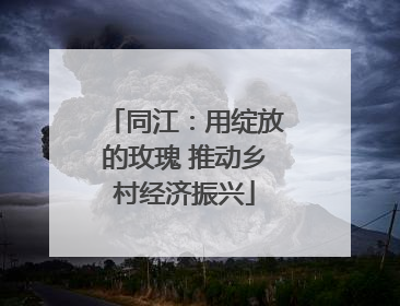同江：用绽放的玫瑰 推动乡村经济振兴