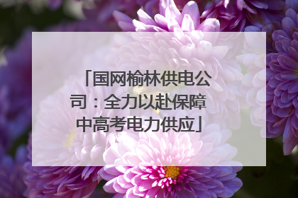 国网榆林供电公司：全力以赴保障中高考电力供应