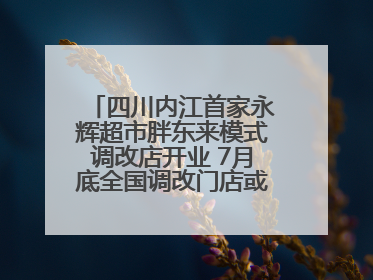 四川内江首家永辉超市胖东来模式调改店开业 7月底全国调改门店或将突破150家丨新经济观察