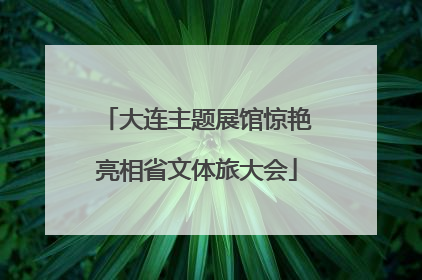 大连主题展馆惊艳亮相省文体旅大会
