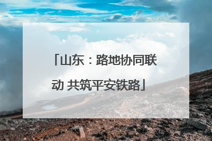山东：路地协同联动 共筑平安铁路