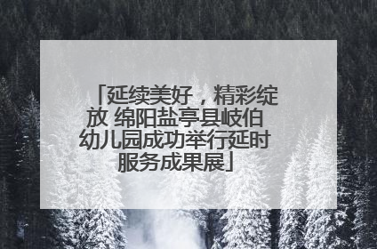 延续美好，精彩绽放 绵阳盐亭县岐伯幼儿园成功举行延时服务成果展