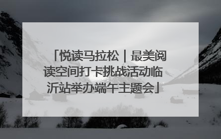 悦读马拉松｜最美阅读空间打卡挑战活动临沂站举办端午主题会