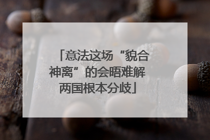 意法这场“貌合神离”的会晤难解两国根本分歧