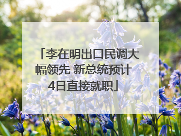 李在明出口民调大幅领先 新总统预计4日直接就职