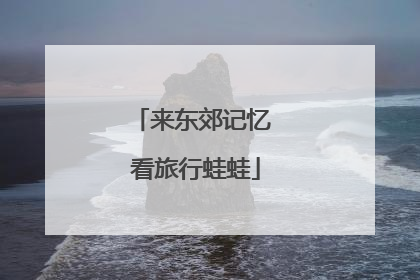来东郊记忆 看旅行蛙蛙