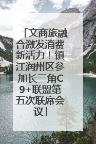 文商旅融合激发消费新活力！镇江润州区参加长三角C9+联盟第五次联席会议