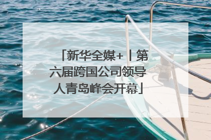 新华全媒+丨第六届跨国公司领导人青岛峰会开幕