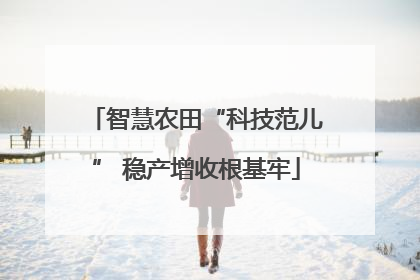 智慧农田“科技范儿” 稳产增收根基牢