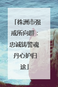 株洲市强戒所向群：忠诚铸警魂 丹心护归途