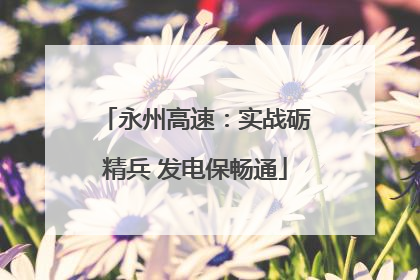 永州高速：实战砺精兵 发电保畅通