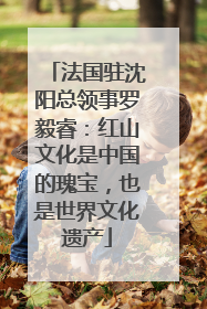 法国驻沈阳总领事罗毅睿：红山文化是中国的瑰宝，也是世界文化遗产