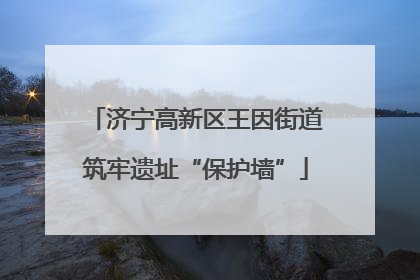 济宁高新区王因街道筑牢遗址“保护墙”
