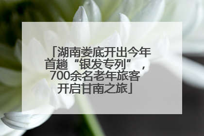 湖南娄底开出今年首趟“银发专列”，700余名老年旅客开启甘南之旅