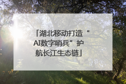 湖北移动打造“AI数字哨兵”护航长江生态链