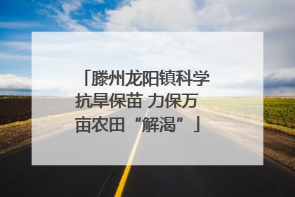 滕州龙阳镇科学抗旱保苗 力保万亩农田“解渴”