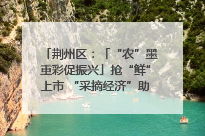 荆州区：「“农”墨重彩促振兴」抢“鲜”上市 “采摘经济”助农“甜蜜增收”