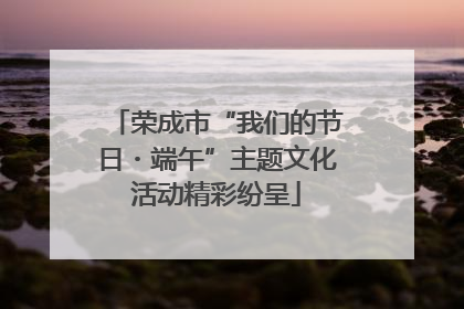 荣成市“我们的节日・端午”主题文化活动精彩纷呈