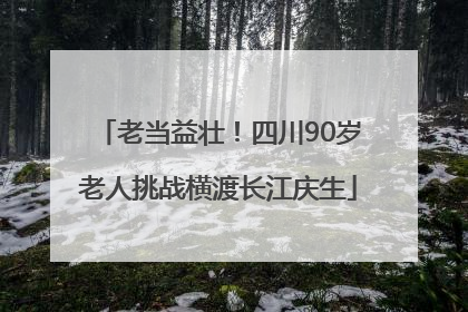 老当益壮！四川90岁老人挑战横渡长江庆生