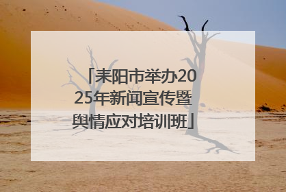 耒阳市举办2025年新闻宣传暨舆情应对培训班