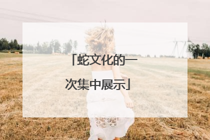 蛇文化的一次集中展示