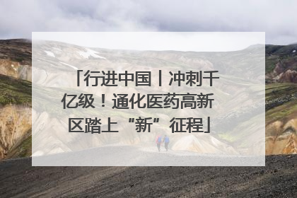 行进中国丨冲刺千亿级！通化医药高新区踏上“新”征程