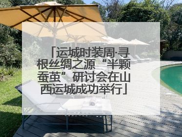 运城时装周·寻根丝绸之源“半颗蚕茧”研讨会在山西运城成功举行