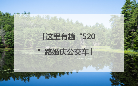 这里有趟“520”路婚庆公交车