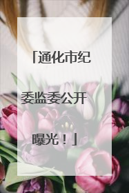 通化市纪委监委公开曝光！
