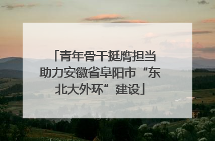 青年骨干挺膺担当 助力安徽省阜阳市“东北大外环”建设