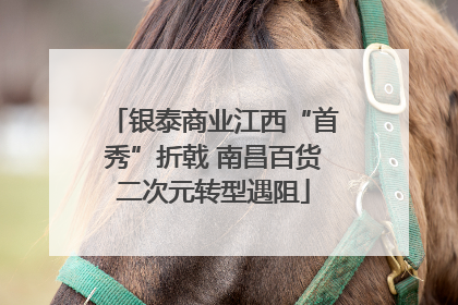 银泰商业江西“首秀”折戟 南昌百货二次元转型遇阻